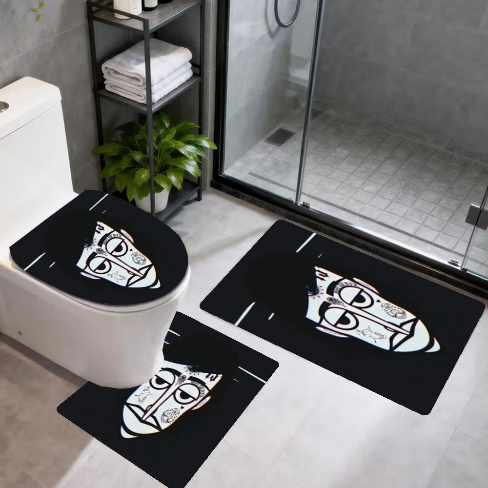 Incredibox Bathroom Mat Set 3Pcs Bath Mats Set For Home Decoration Bathroom Decor Elegant Floor Mats