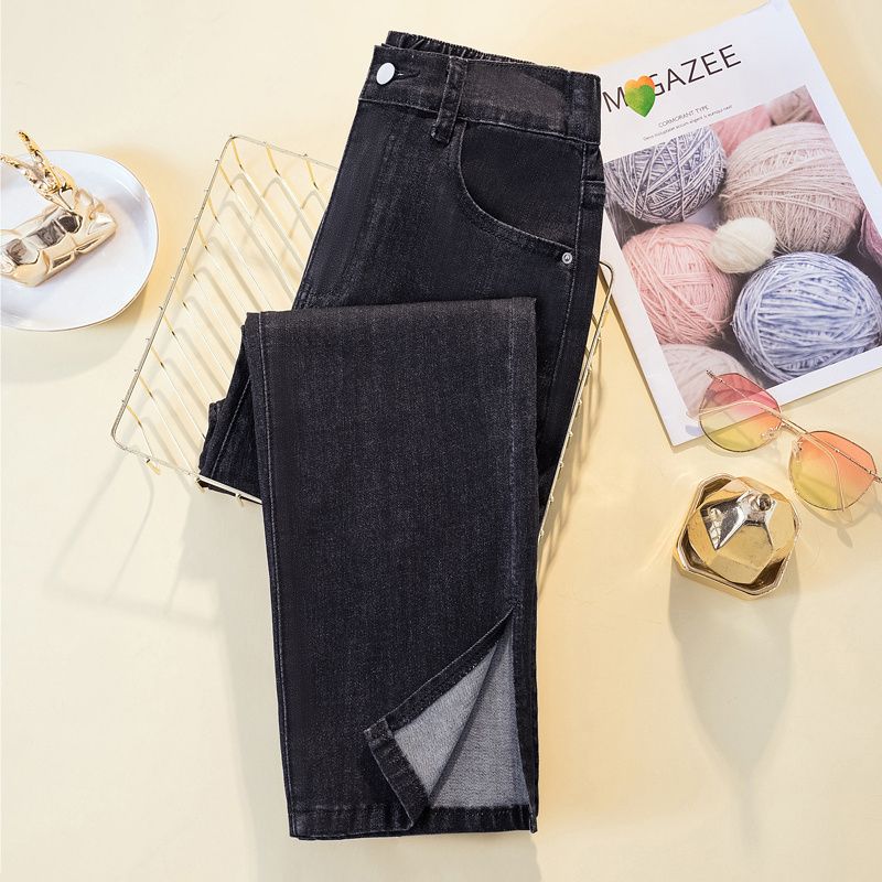 M-4XL Women Jeans Jeans Denim Trousers Thin Cropped Cigarette Pants Jeans for Women