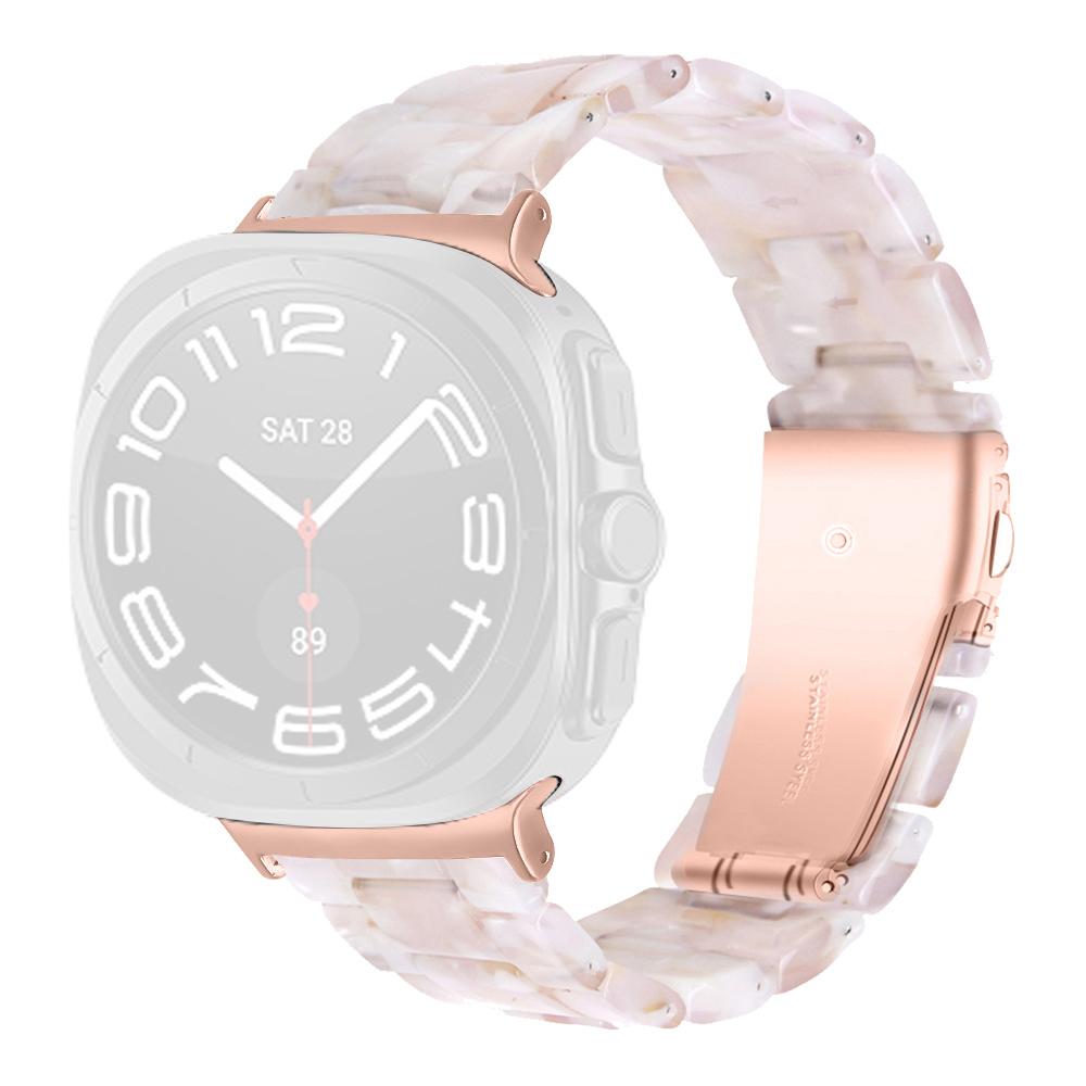 For Samsung Galaxy Watch Ultra (2025) 47mm Watch Strap Acrylic Resin Waterproof Wrist Band