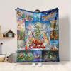 1Pc Christmas Disney Characters Blanket Soft And Comfortable Casual Warm Camping Travel Christmas Halloween Xmas Gift M924398