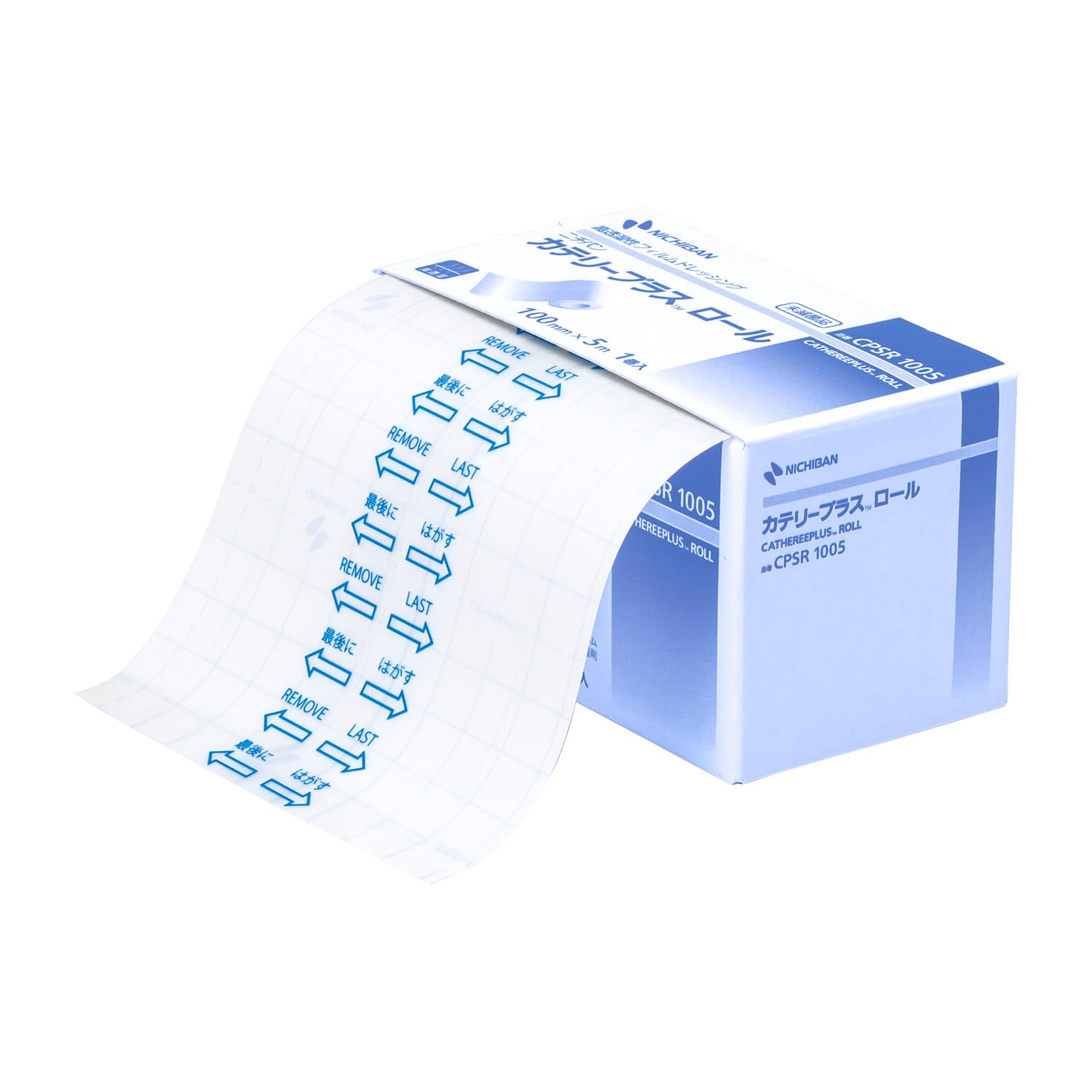 

Nichiban Catery Plus Roll 100 мм x 5 м CPSR1005 Водонепроницаемая пленочная лента Пленочная повязка Не вызывает раздражения кожи