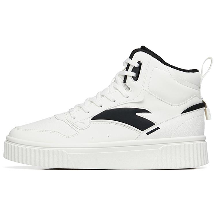 

Anta Life Collection High top Skateboard Shoes Women s White Black 922248015-1 35.5