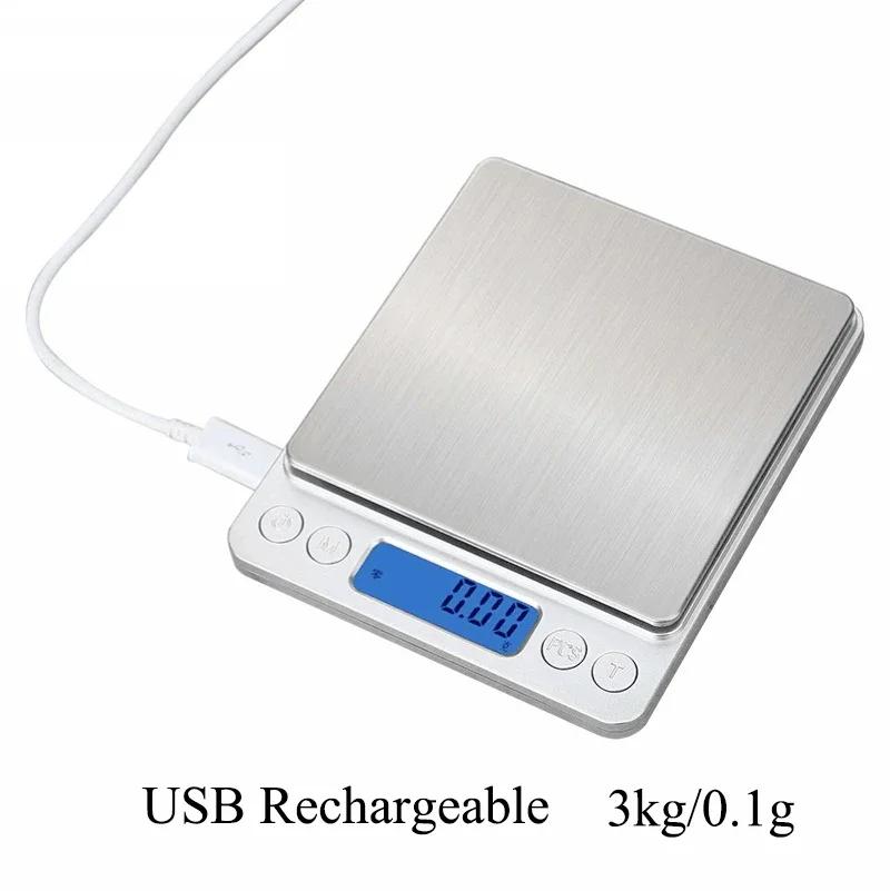 Báscula Digital de cocina de 3000g/0,1g, báscula pequeña para joyería, báscula para alimentos, peso Digital, báscula Digital de gramos y Oz con LCD/tara