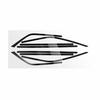 Gloss Black Blackout Delete Overlay For 2011- Chrysler 300 Window Trim Decor