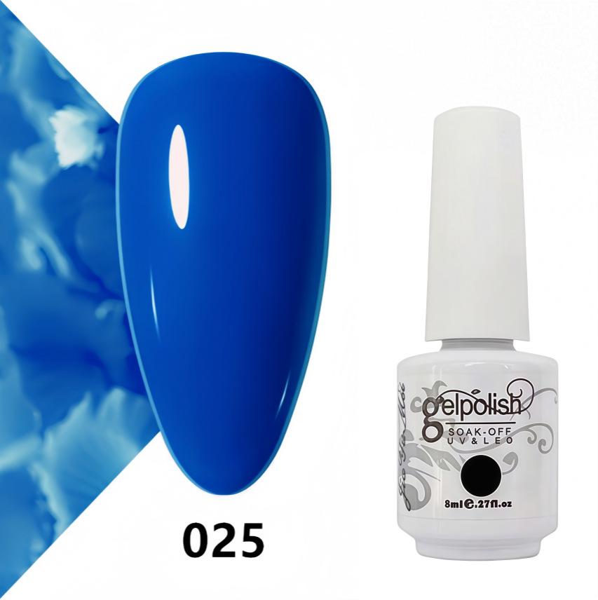Amber Gel Polish Set: Gel Polish Manicure Kit with Whitening, Base Coat, and Sealer.