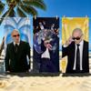 Singer M-Mr. Worldwide Towel Towel Soft Pool Gift For Travel Gym Shower Cool Camping Quick Dry Sports Large Beach Towel
