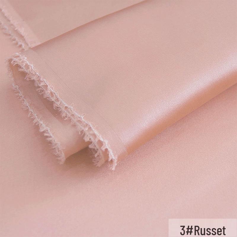 Huahong 16mm Maulbeerseide Crêpe Satin Stoff, Mehrfarbig, 114cm Breite