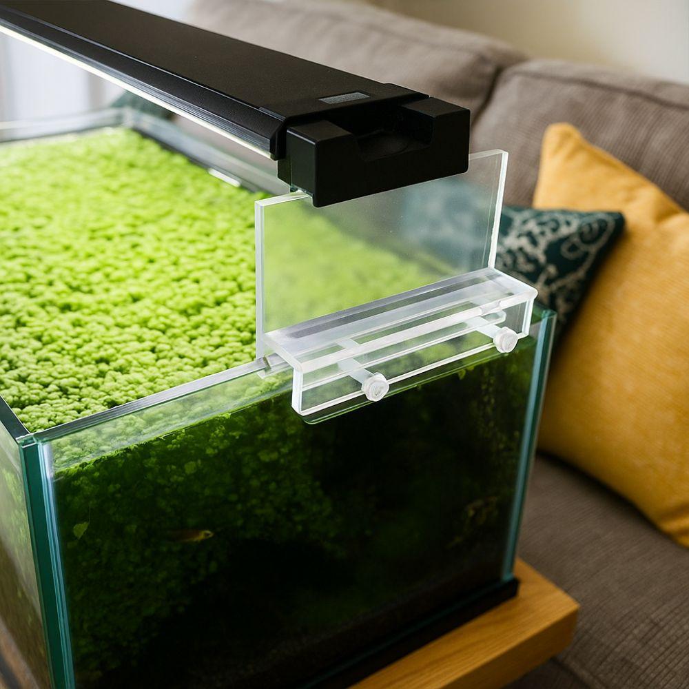 Klarer Acryl Aquarium LED Lichthalter Hängevorrichtungen Bohrfrei Aquarium Beleuchtungsständer Heben Aquarium Beleuchtungswerkzeuge