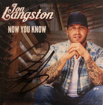 CD JON LANGSTON - Now You Know B003099002 EMI Records Nas 2019 US Country Used