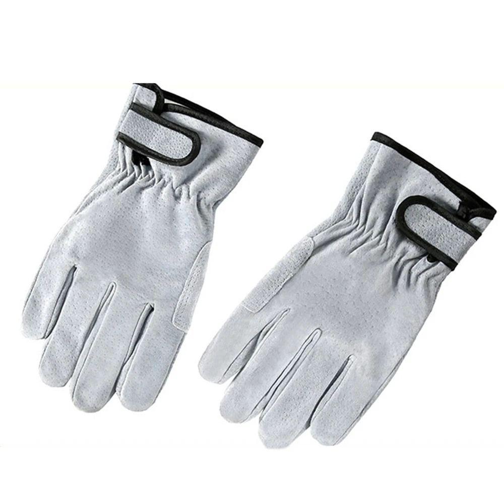 Wear-resistant Welding Gloves Anti-Slip Labor Protection  Gloves Leather  Work Gloves  Workers