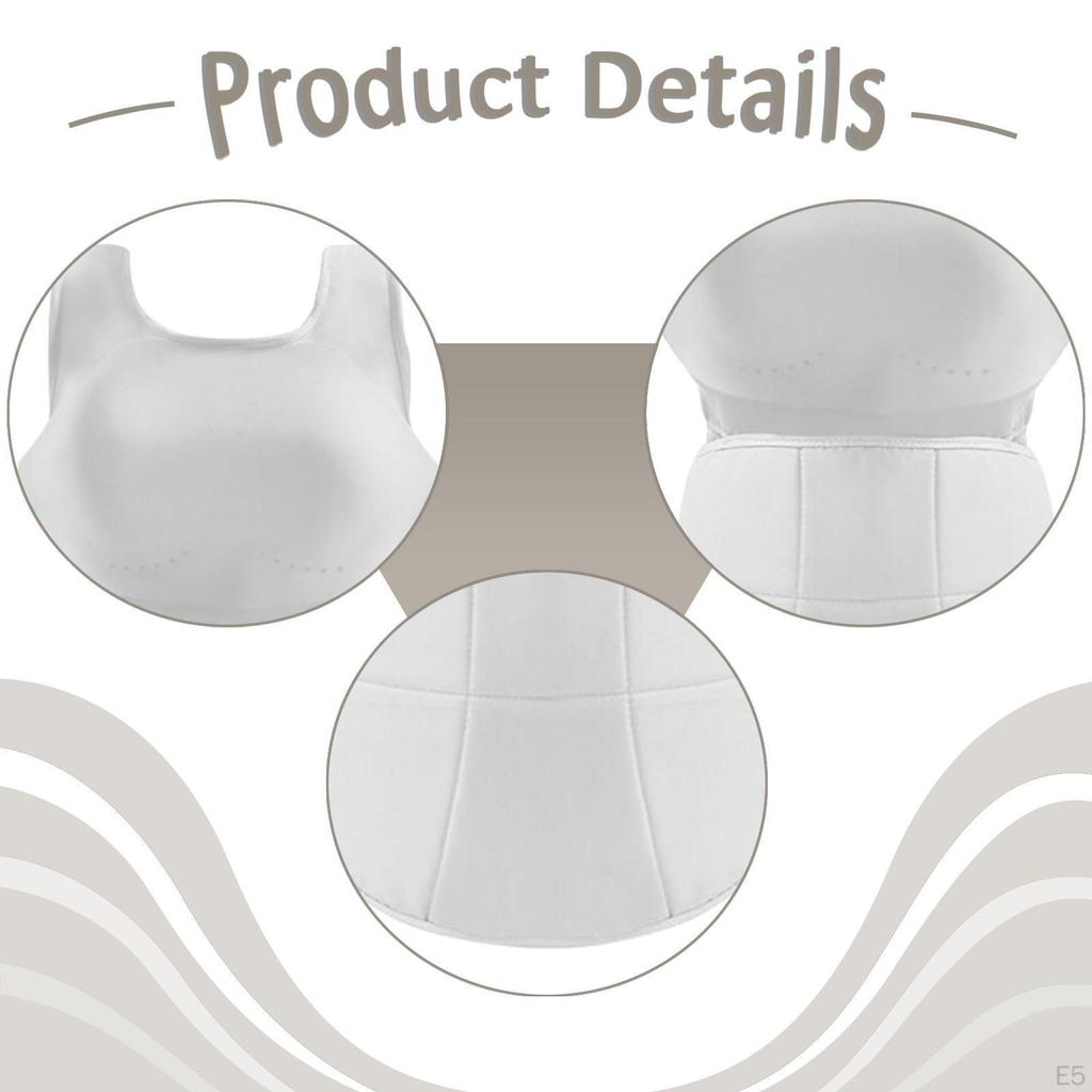 Karate Bauch Brustschutz Widerstandsfähig Ergonomisch Weiblich Boxen Brust für Sommercamp