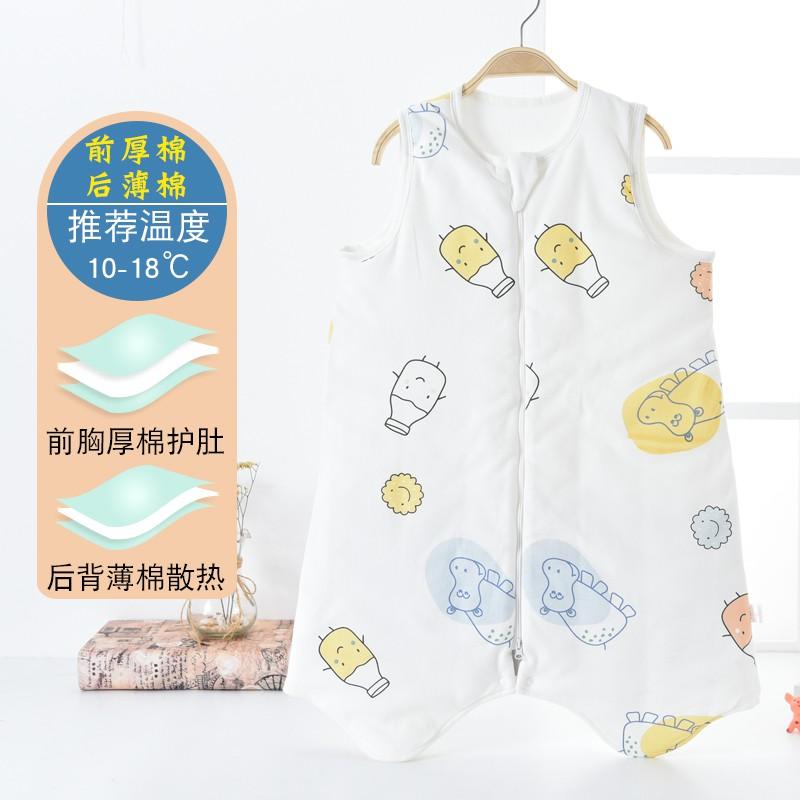 Cotton Toddler Sleep Sack Lightweight Sleeveless Sleepwear Kids 0-12 Years Air Conditioned Room Use