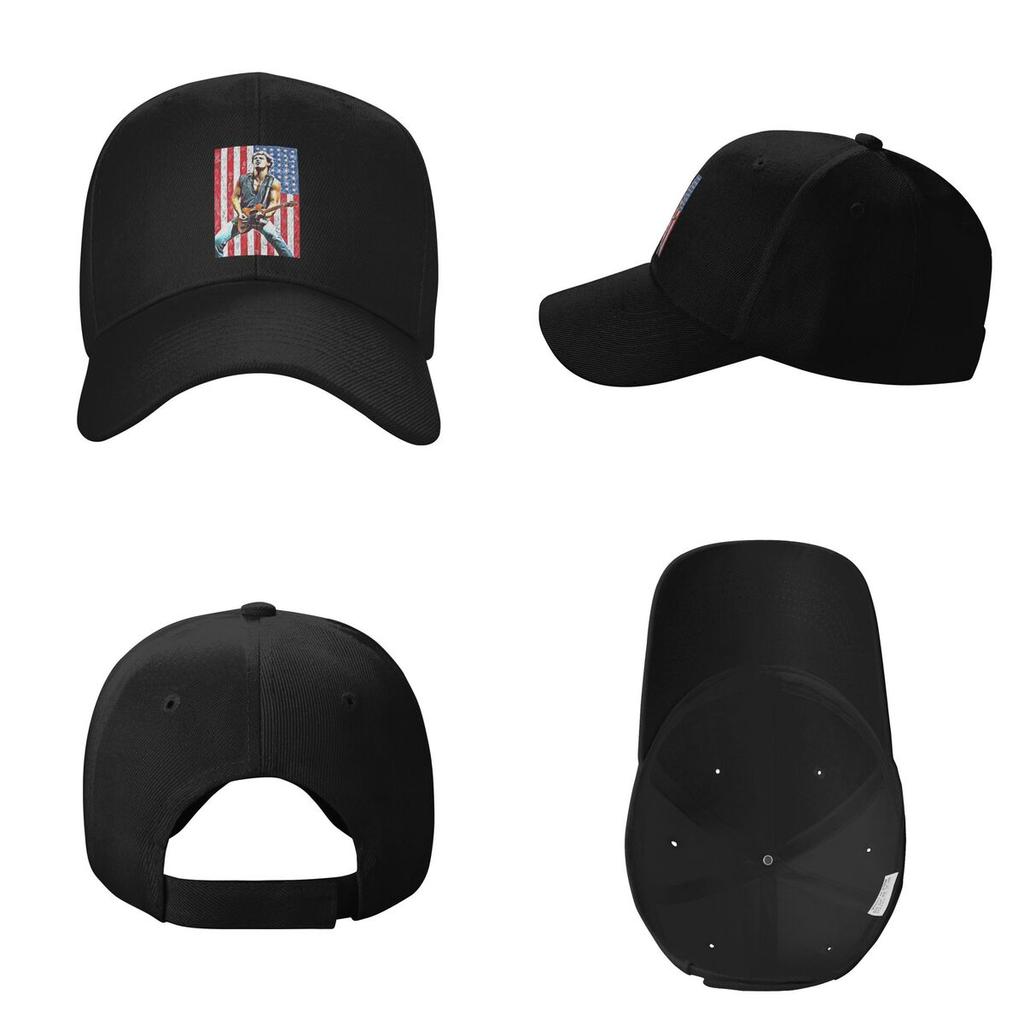 Bruce Springsteen The Legend Guitaris America Baseball Caps Snapback Men Women Hats Outdoor Cap Hip Hop Baseball Hat Casquette