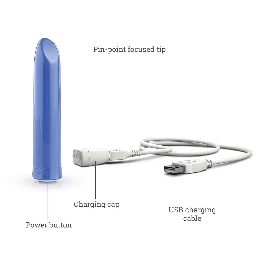 We Vibe Tango Vibrator for Women Stimulating Toy for Her and Hers 8 Different Vibration Modes Waterproof Rechargeable - - - -