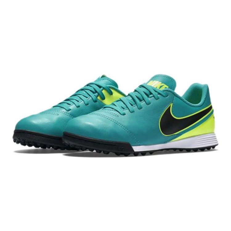 Nike Tiempo Legend 6 Comfortable Sports Non-Slip Shock Absorption Wear-Resistant Low-Top Soccer Shoes Kids sneaker 819191-307