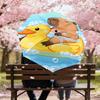 1PC Duck Bear Umbrella-8-Rib Reinforced Portable Folding Travel Suitable for All Seasons Outdoor Daily Use-G403