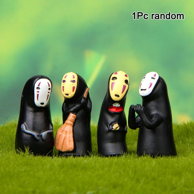 Spirited Away No Face Man Vinyl Action Figure Miyazaki Hayao Anime Model Toys Gift