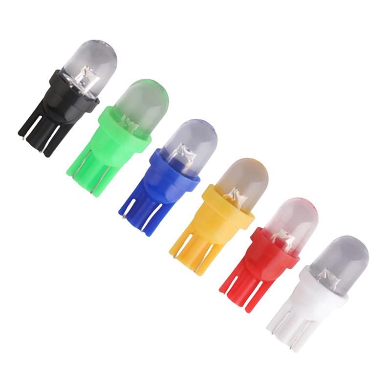 10Pcs Transparent Lens Instrument Cluster Panel Car Door Lights 12V Led Bulb T10 W5W 555 158 192 168 194 Arcade Pinball Light
