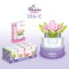 Children'S Educational Small Particle Mosaic Building Block Flower 104 Series 32 Potted Plant Simulation Rose Succulent Building Block Toy
