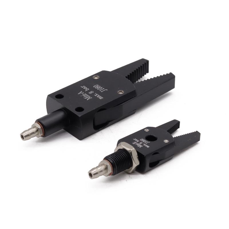 STAR Compact Pneumatic Gripper for Injection Molding Robots - Small Gripper Mini Clip A B C D Gate Clip