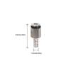Stainless steel 304 1/4" Hose barb for Carbonation Cap Brand New Homebrew Carbonation Soda Beer