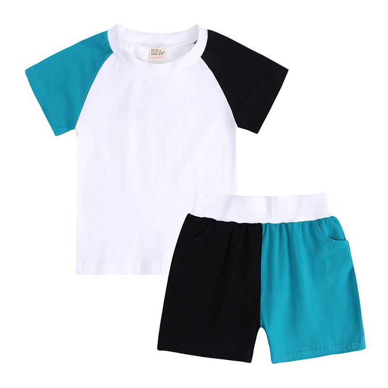 2026 Summer Sports Set for Boys & Girls: Short Sleeve T-shirt and Shorts Two-Piece Set for Toddlers and Children