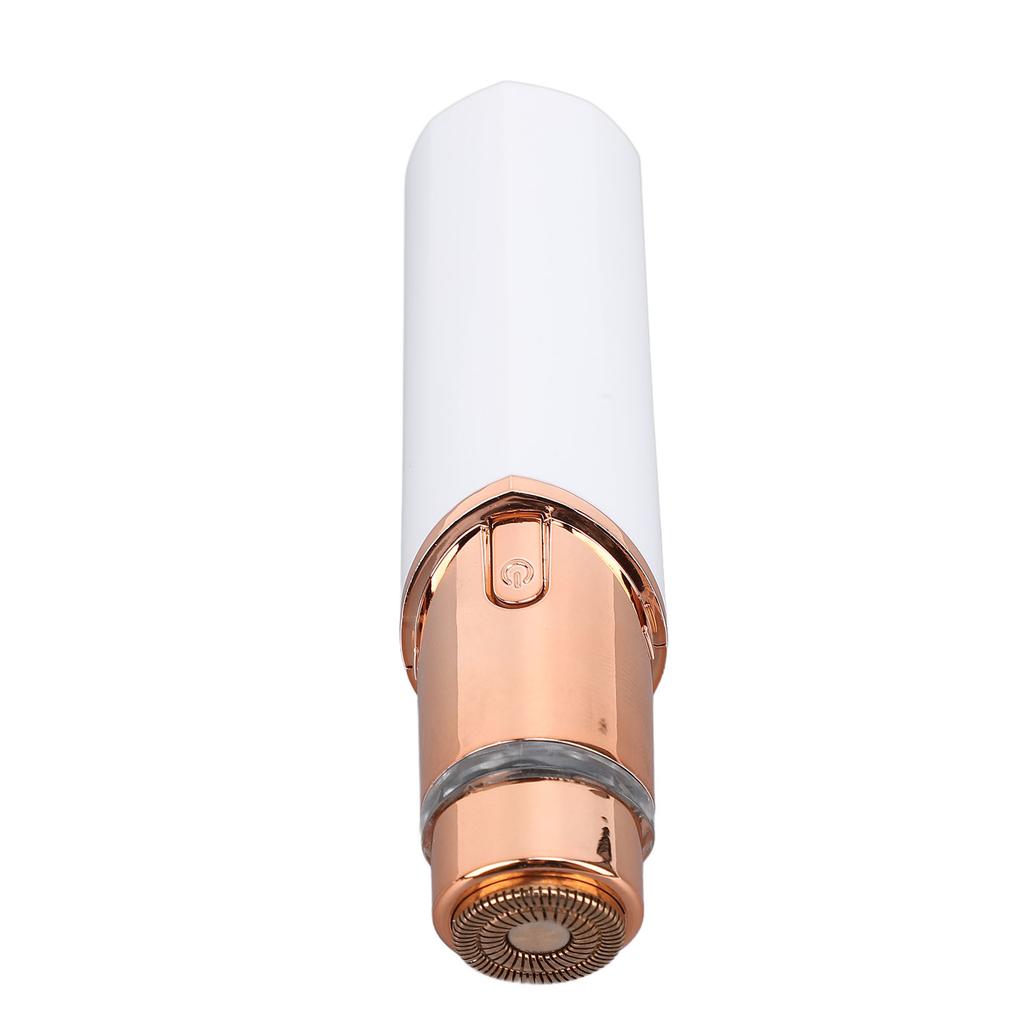 Facial Hair Remover Compact Travel Portable Electric Facial Epilator with LED Light for Men Women