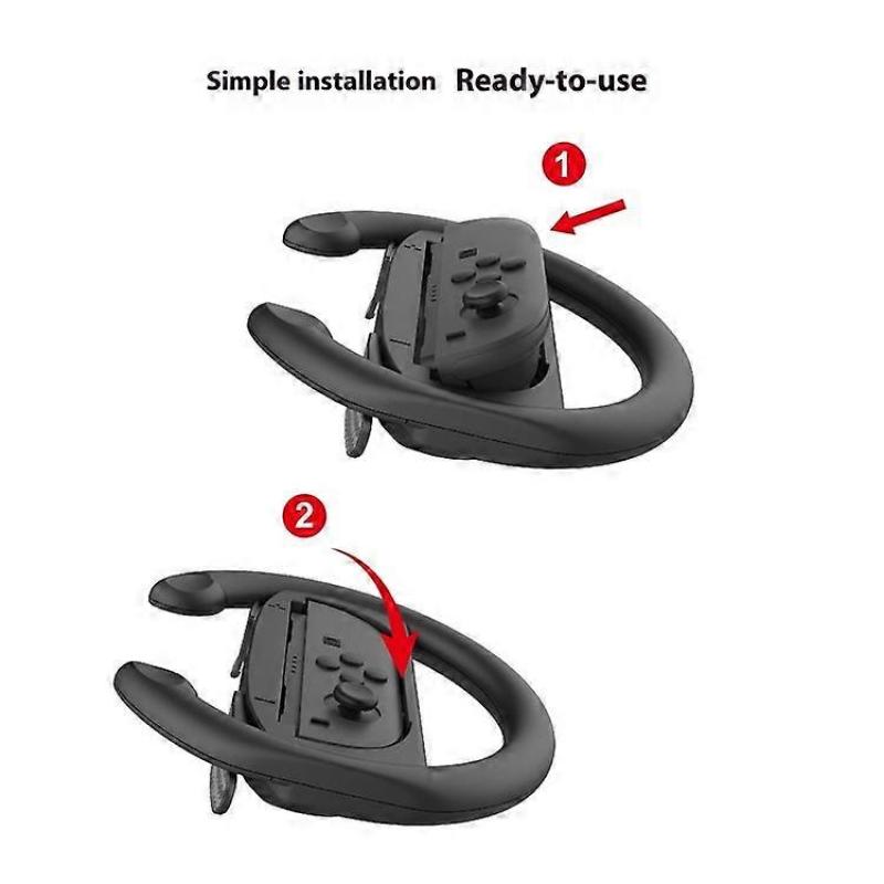 PGTECH GP-362 2Pcs Compatible For Nintendo Switch 2 Controller Racing Game Steering Wheel Left and Right Joy-Con Wheel Bracket