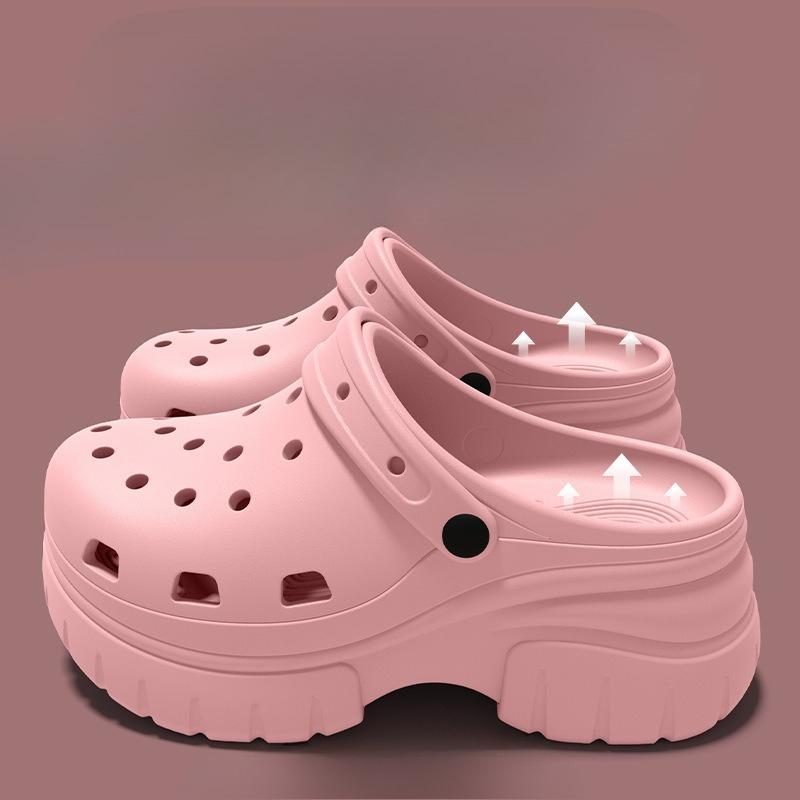 Hohe Schuhe, Damenschuhe, Rutschfeste Schuhe, Verschleißfeste Schuhe, Erhöhende Schuhe, Sandalen