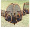 Foldable Six-Piece Large Tent for Small Outdoor Pets and Dogs