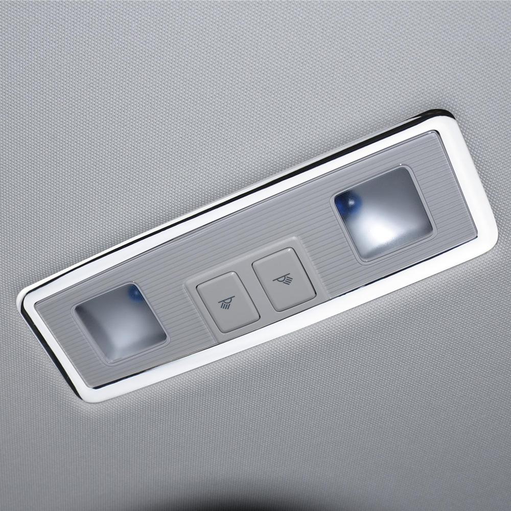 Car Rear Roof Reading Light Lamp Cover Trim For Volkswagen VW Golf 7 MK7 2013-2019 ABS Matte Interior Accessories