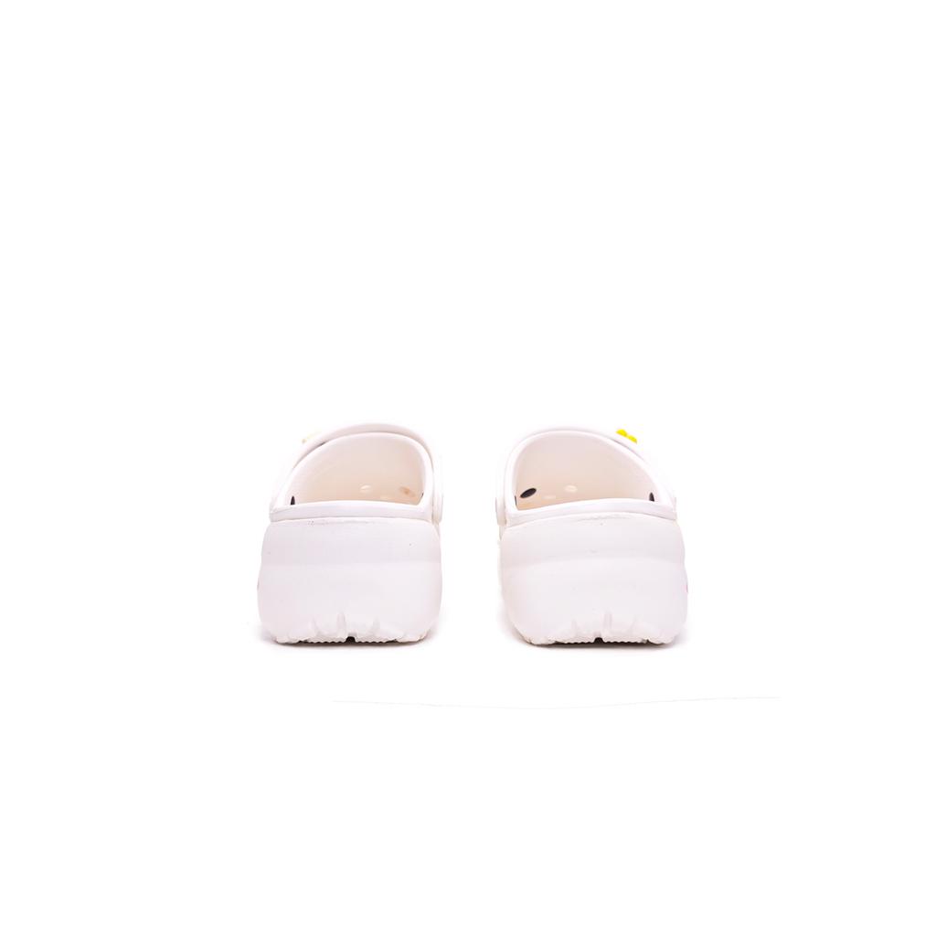 Crocs Classic Platform Clog Butter Kitten EVA Cute Doodle Comfortable Stylish Personality Hole Shoes Women Lemon Yellow