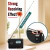Compact V115 Radio with Built in Speaker All Band Radio Recorder Pocket Radio Perfect for Students & Journalists Durable