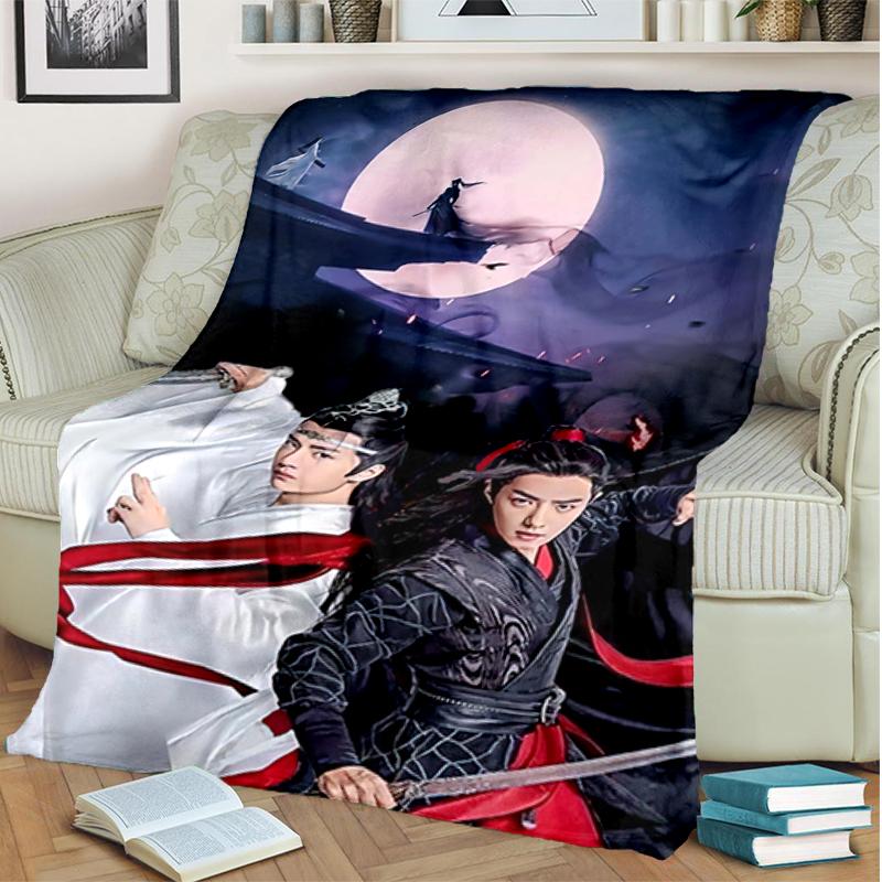 1PC The Untamed printed blanket, all season lightweight home office outdoor nap multifunctional blanket A1
