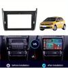 2 DIN 9 Zoll Autoradio Audioblende Rahmen Für Volkswagen VW Polo 2011-2016 DVD Panel Blendenrahmen Einbau Zierleisten-Kit