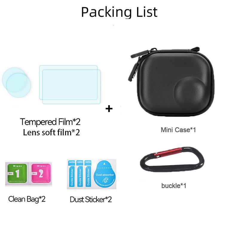 Small Storage Bag for DJI OSMO Nano Tempered Glass Screen Protector Carrying Case Travel Bag for DJI OSMO Nano Accessories