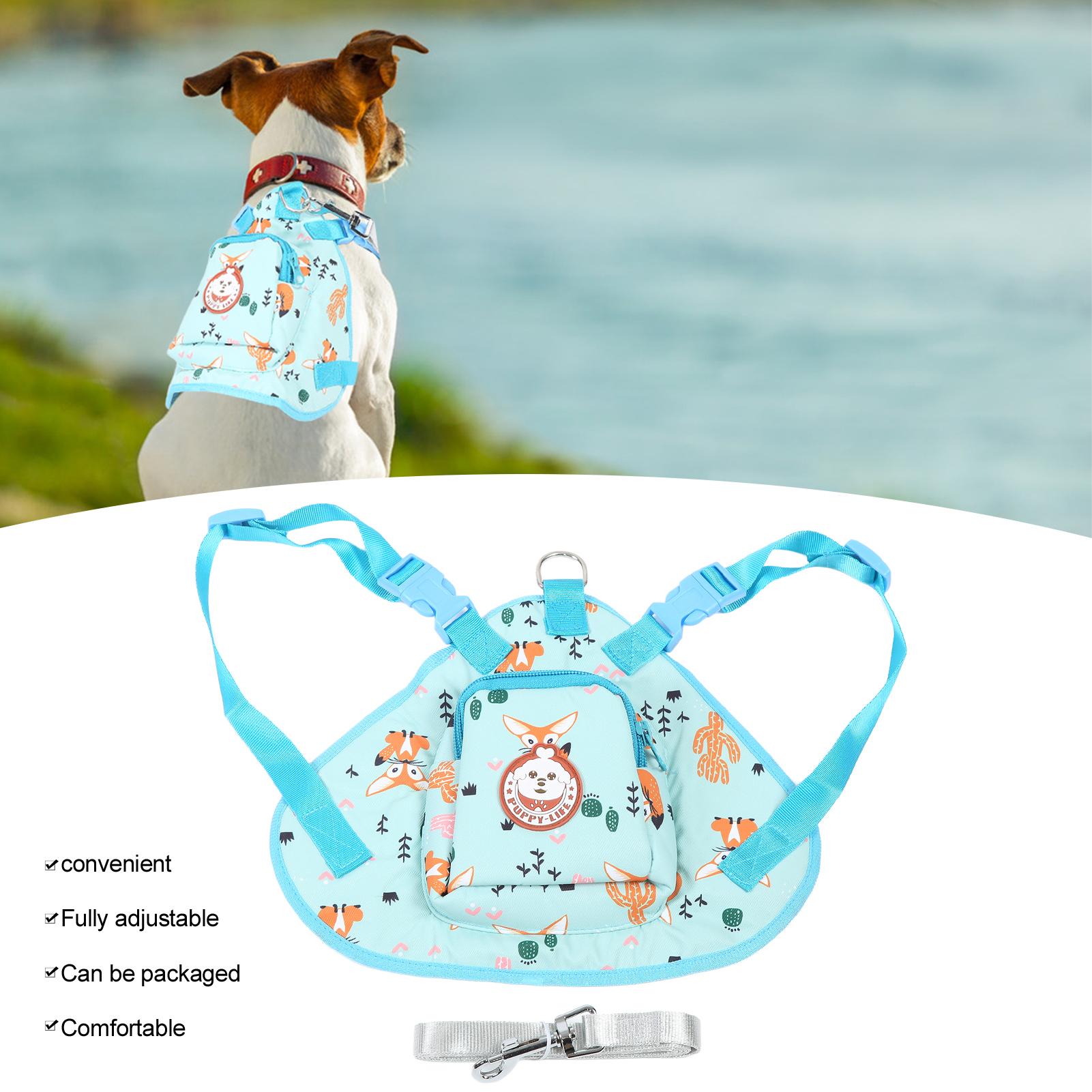 

Pet Cartoon Backpack Dog Harness Bag with Lsh for Small Large Dogs Outdoor Travel