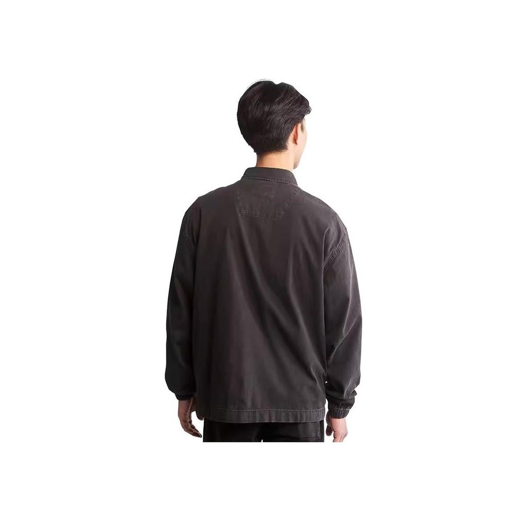 Timberland Casual Breathable Solid Color Denim Jacket Men Jackets Obsidian A28GE-D98