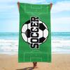 Basketball Print Beach Towel Sport Themed Quick Dry Sand Free Absorbent Lightweight Towel for Boy Teen Men Beach Pool Gym Travel