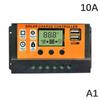 Lcd Solar Controller 12V/24V 30A 20A 10A Solar Charge Regulator Pwm Battery