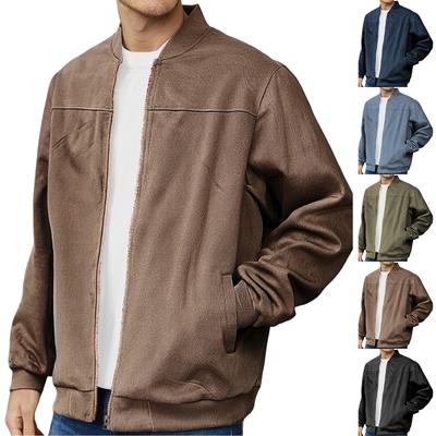 Men's  Fashion  Leisure  Zipper  Long Sleeves  Cardigan  Jacket  Coat