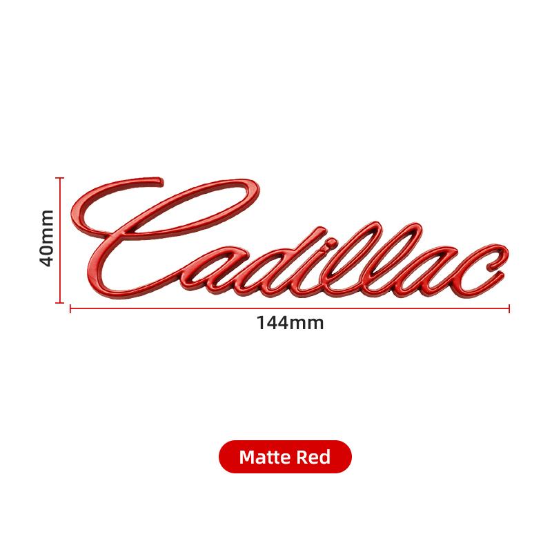 3D Metal Letter Car Tail Sticker Fender Side Trunk Badge For Cadillac ATS BLS CTS EXT SLR SRX STS XT4 XTS XT6 Escalade Deville