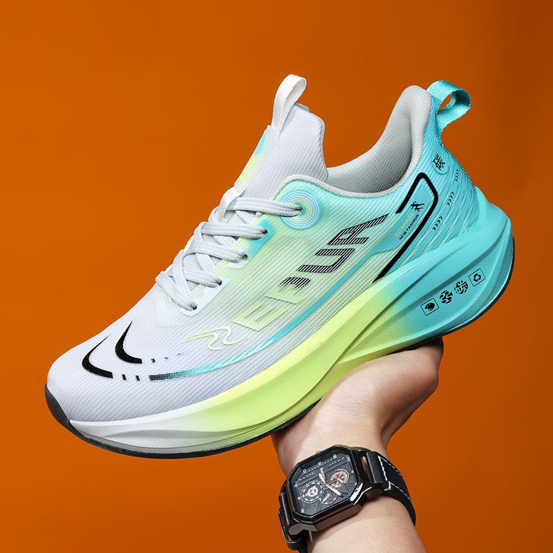Summer breathable sneakers ultra-light shock-absorbing running shoes youth training shoes rebound racing marathon sneakers