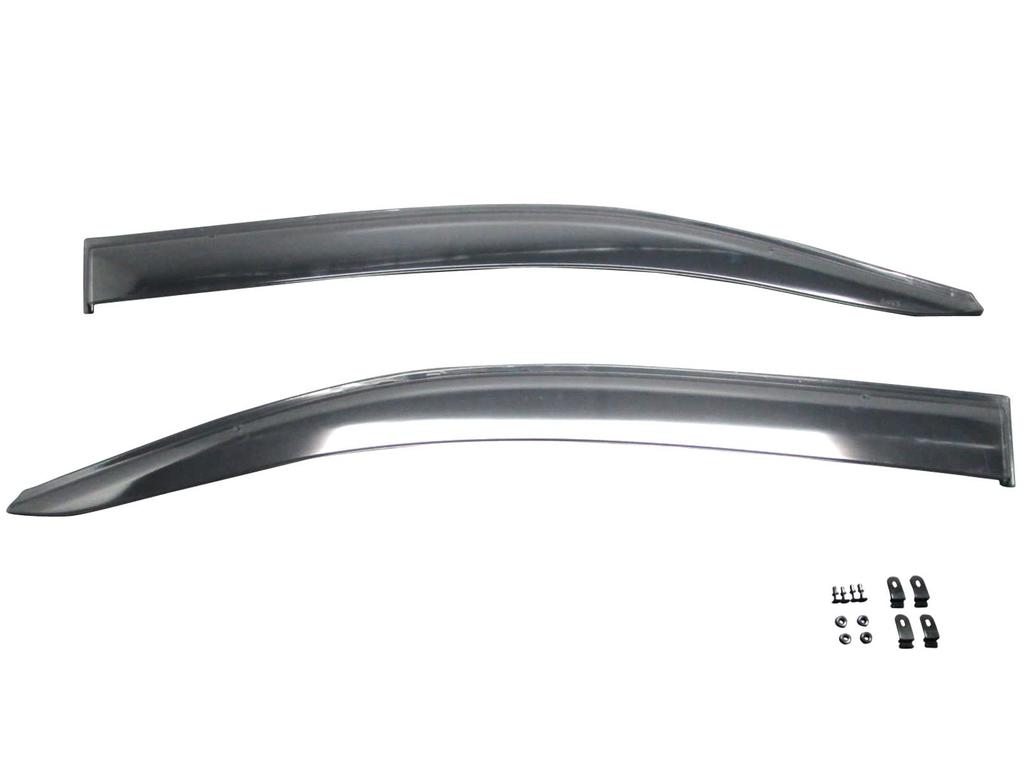 BRIGHTZ Premium Side Door Visors with Hardware for NV200 Vanette Van VM20 Compatible with Vanette Vanette VM NV20 [INJ-V-016] NV, NV200, Van, 20, M20,