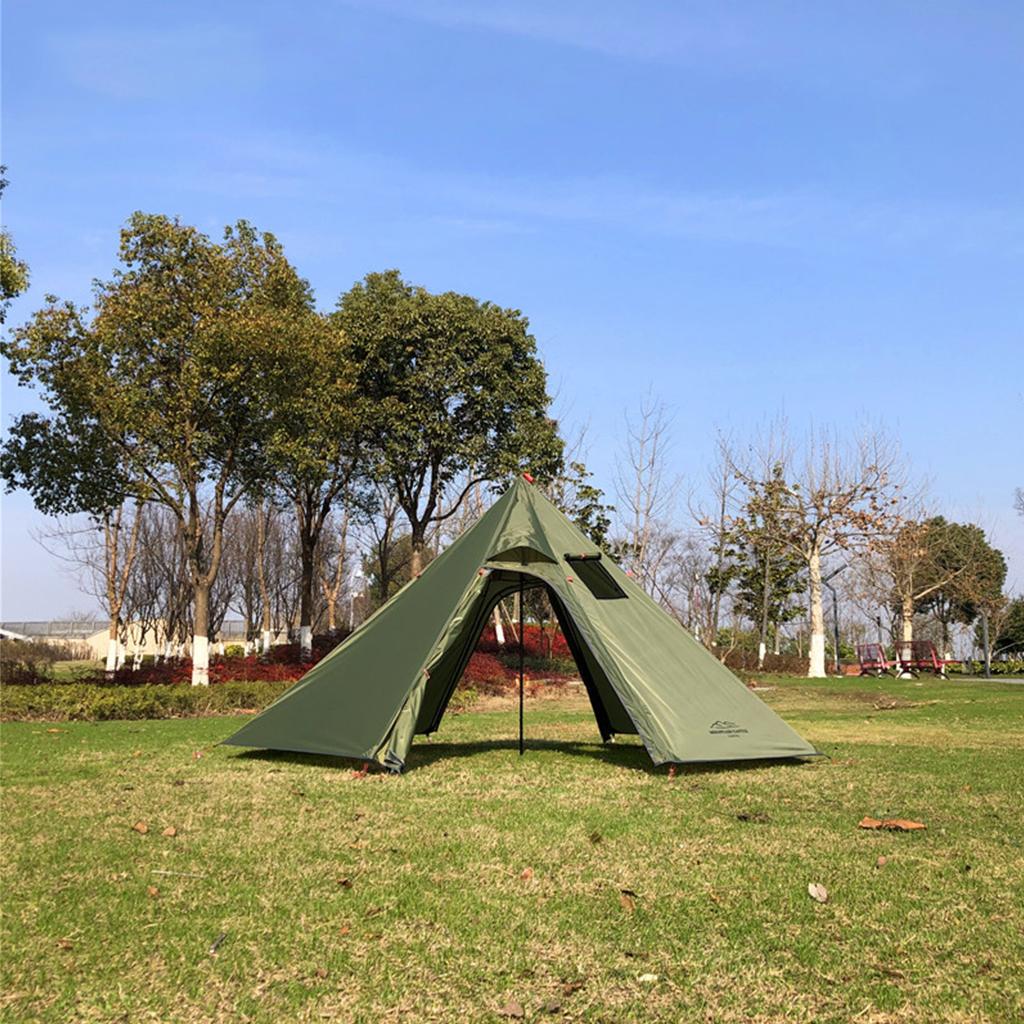 Camping Tent Four Season 3 Person Ultralight with Fire Retardant Flue Pipes Window