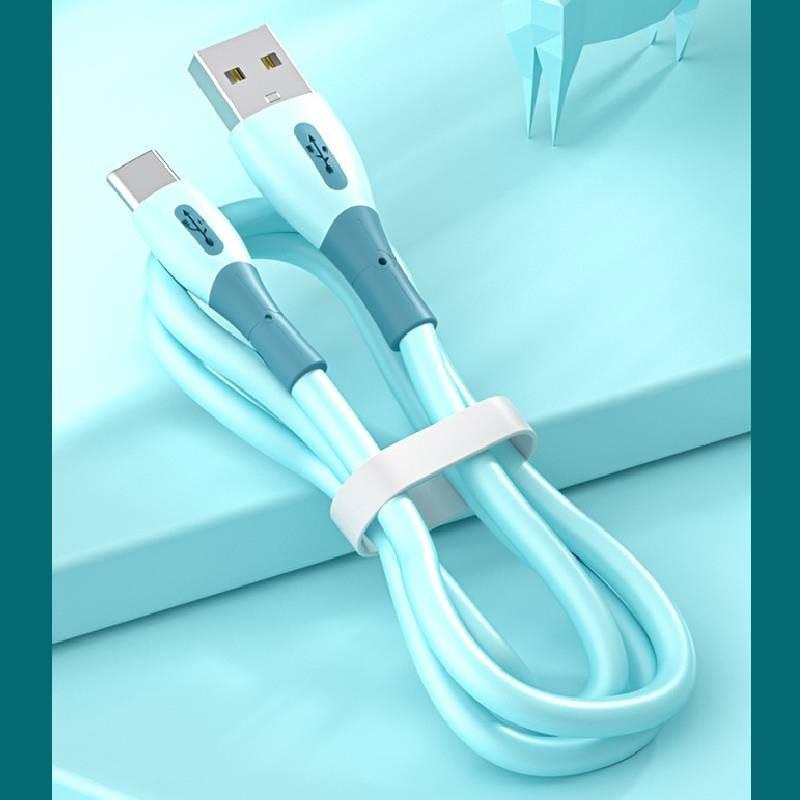 Usb Silicone Liquid Charging Cable For Apple Iphone Android Type C Fast Charging