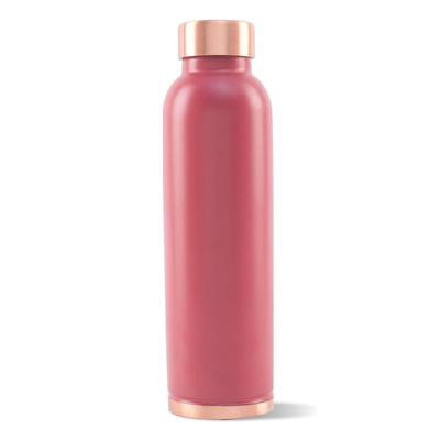 Kupferwasserflasche 950 ml | 99% Kupfer mit antioxidativen Eigenschaften | Bietet gesundheitliche Vorteile | Reines Tamba