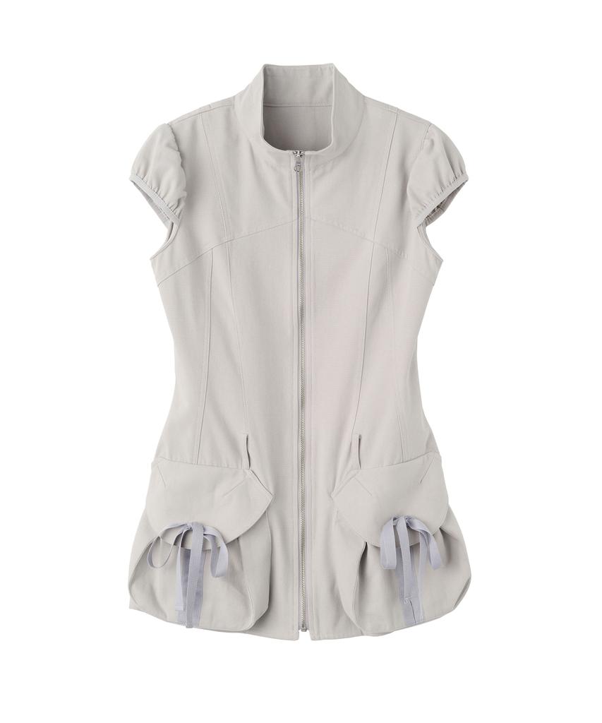 Sculpter Cargo Zip-Up Dress Ice Gray