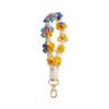 Daisy Flower Phone Lanyard - Handmade Woven Camera Strap & Pendant for Women