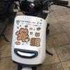 Electric Vehicle Stickers Cartoon Cute Bear Bread Paster Motorcycle Electric Vehicle Waterproof and Scratch-resistant Stickers